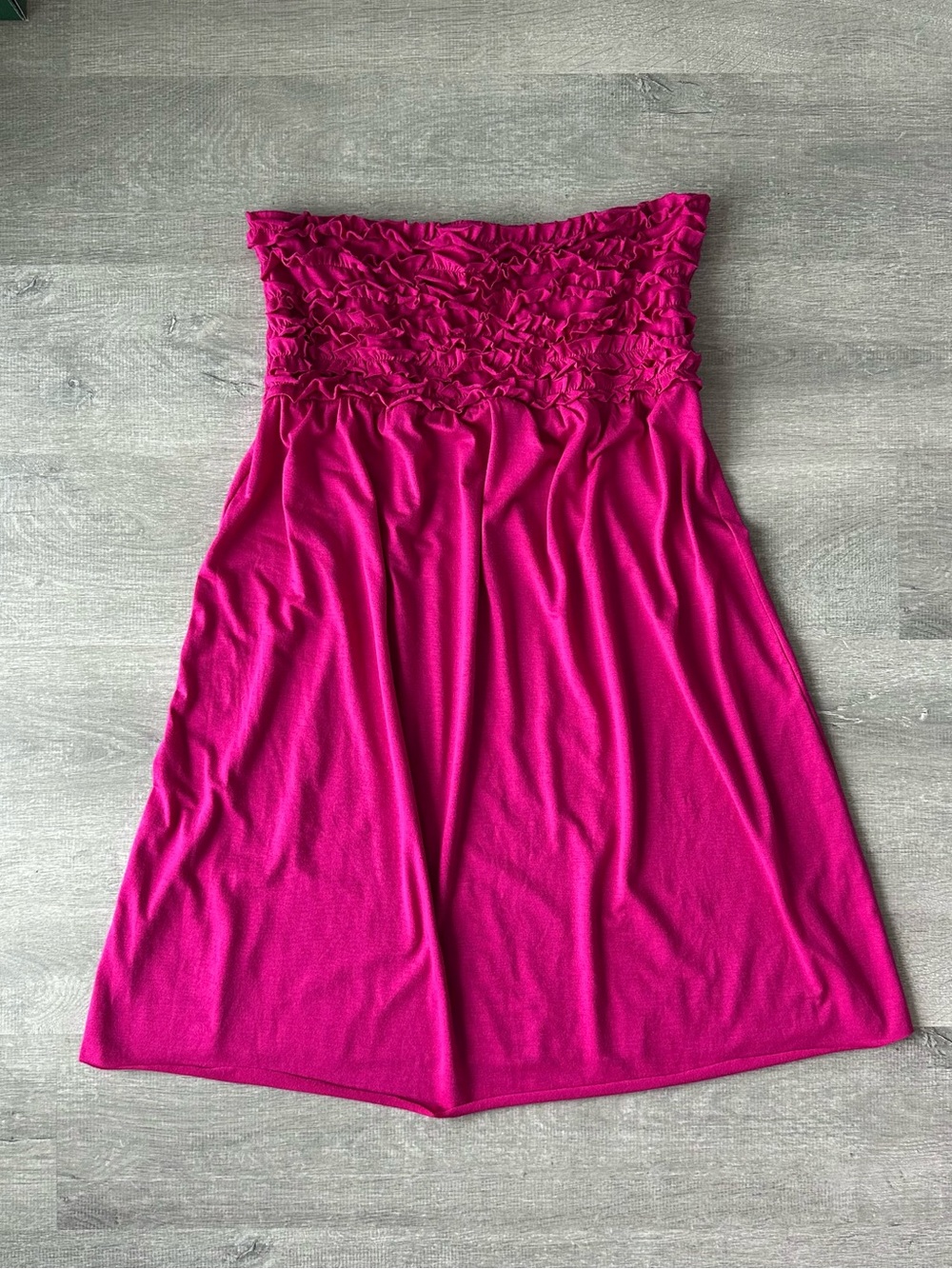 Xhilaration Y2K Magenta Smocked Tube Dress Babydoll